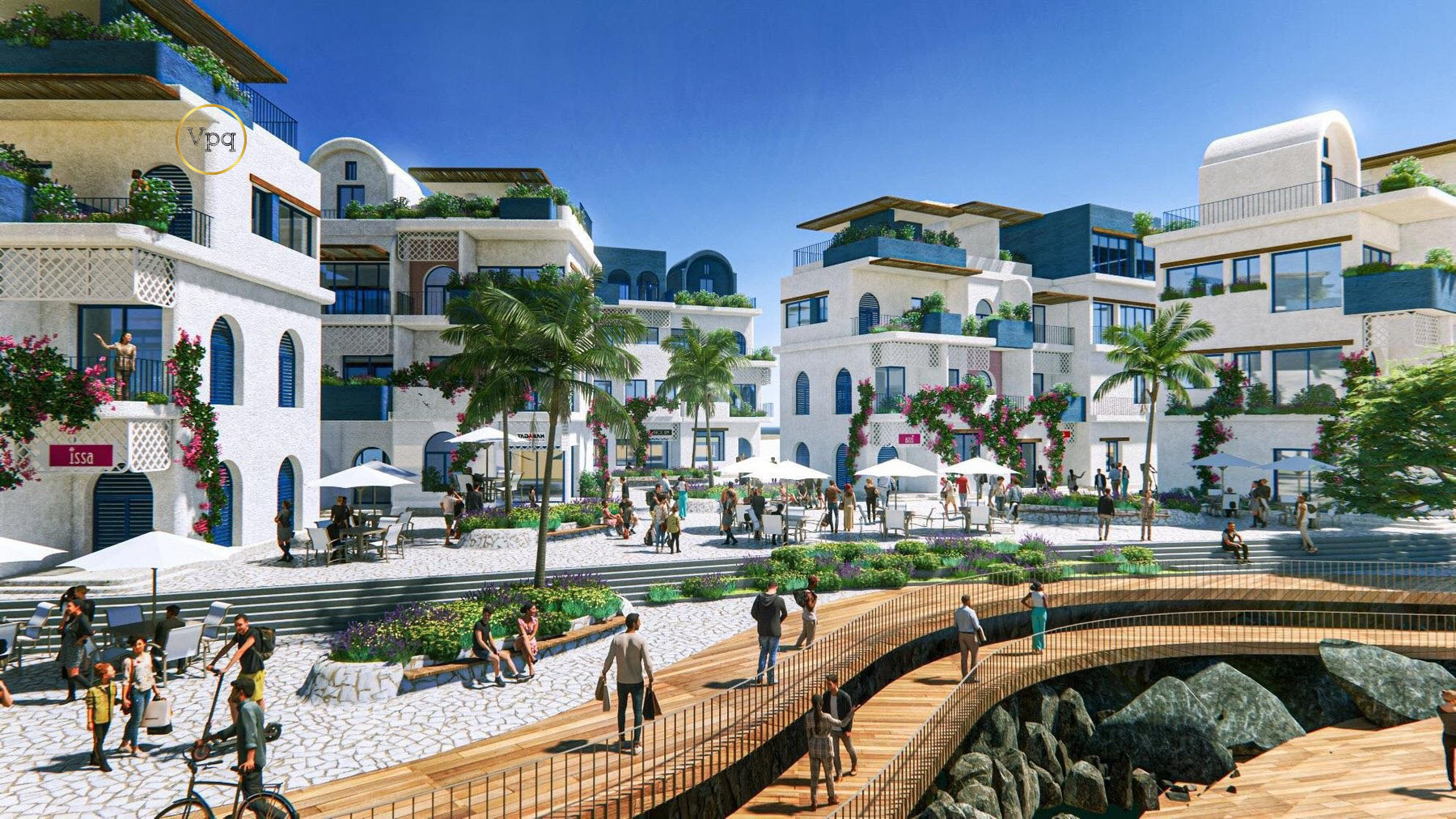 Shophouse Santorini sẽ là trung tâm mua sắm - vui chơi đẳng cấp của Hòn Thơm