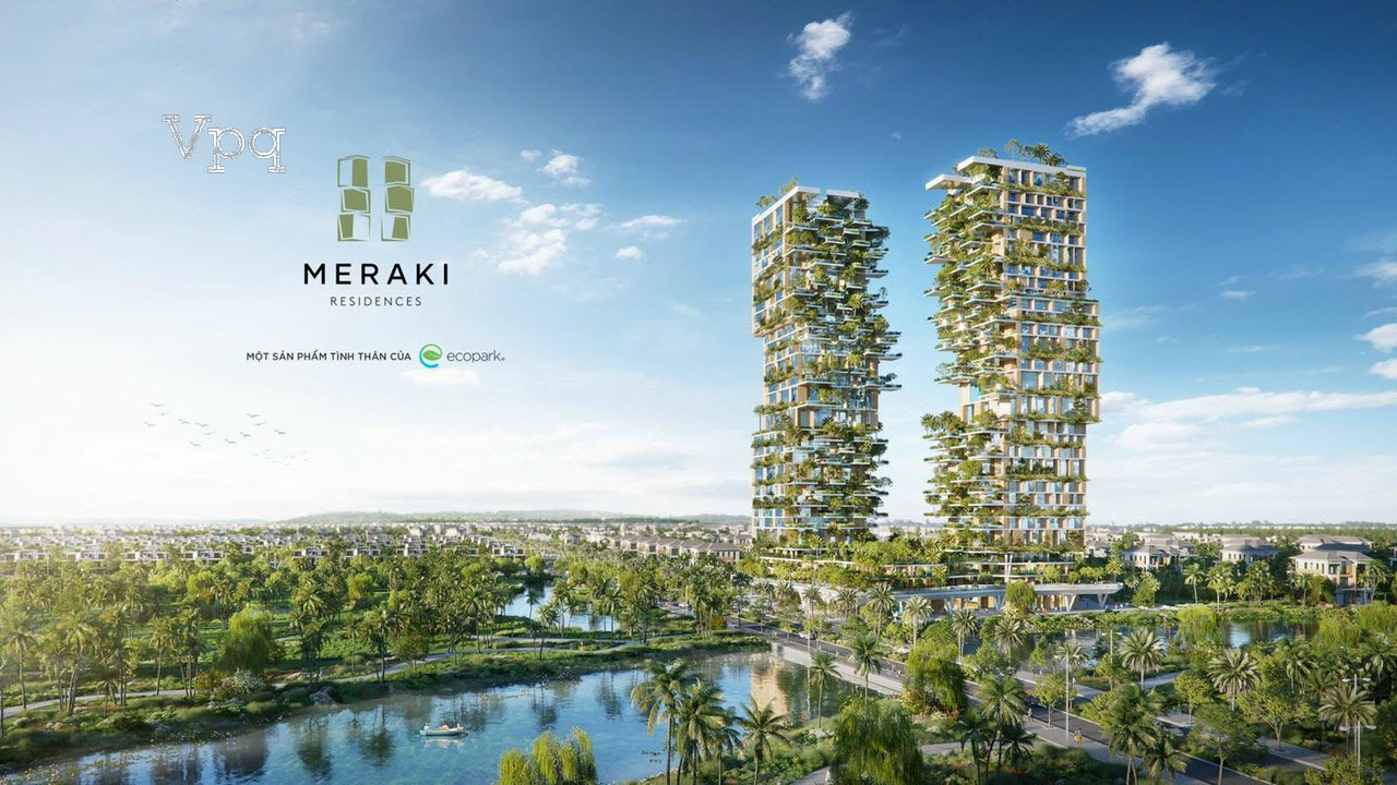 Phối cảnh căn hộ chung cư Meraki Residences Ecopark
