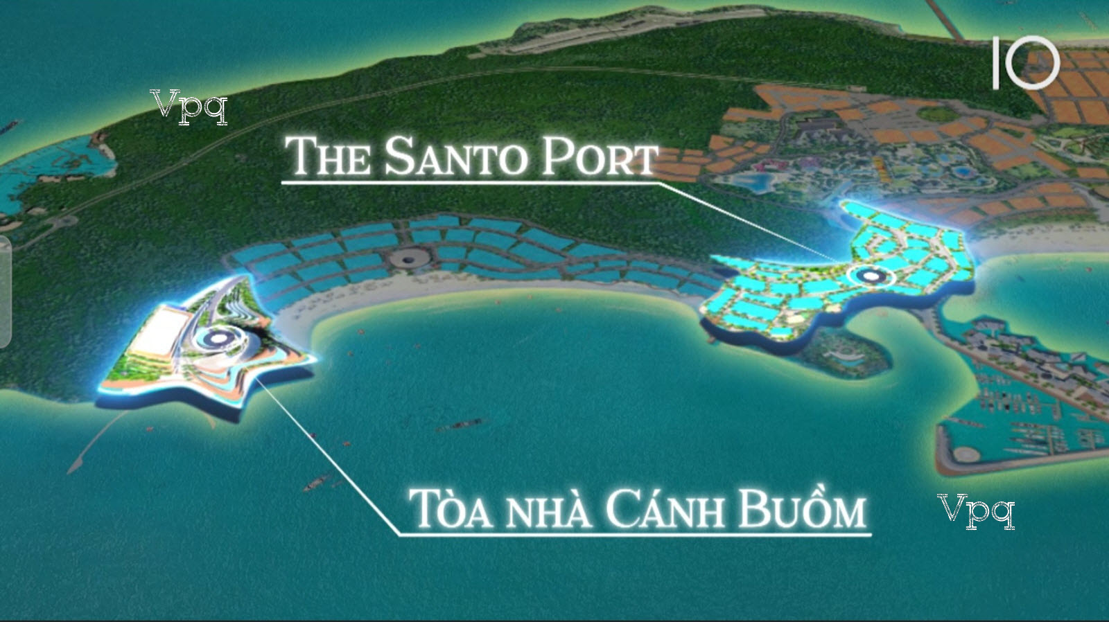 10 Design với với Tòa nhà Cánh Buồm và khu phố thương mại The Santo Port