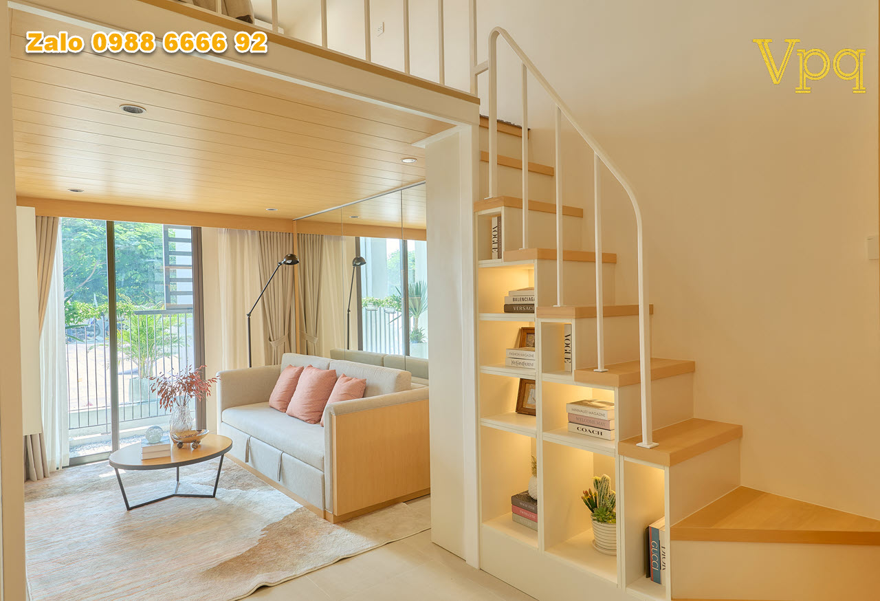 Thang đi lên phòng ngủ tầng lửng
