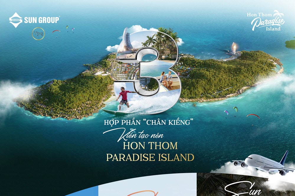 3 hợp phần "chân kiềng" kiến tọa nên Hon Thom Paradise Island
