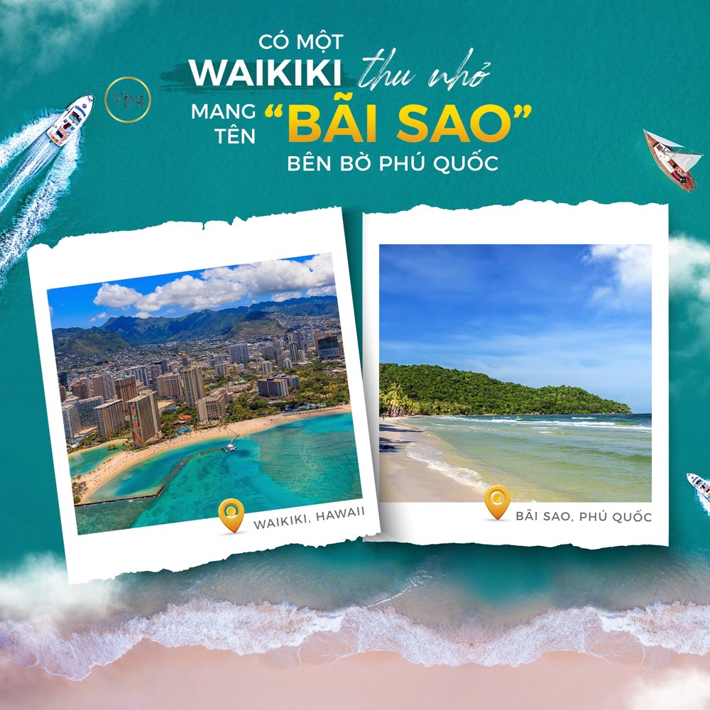 Có một Waikiki thu nhỏ mang tên "Bãi Sao" bên bờ Phú Quốc