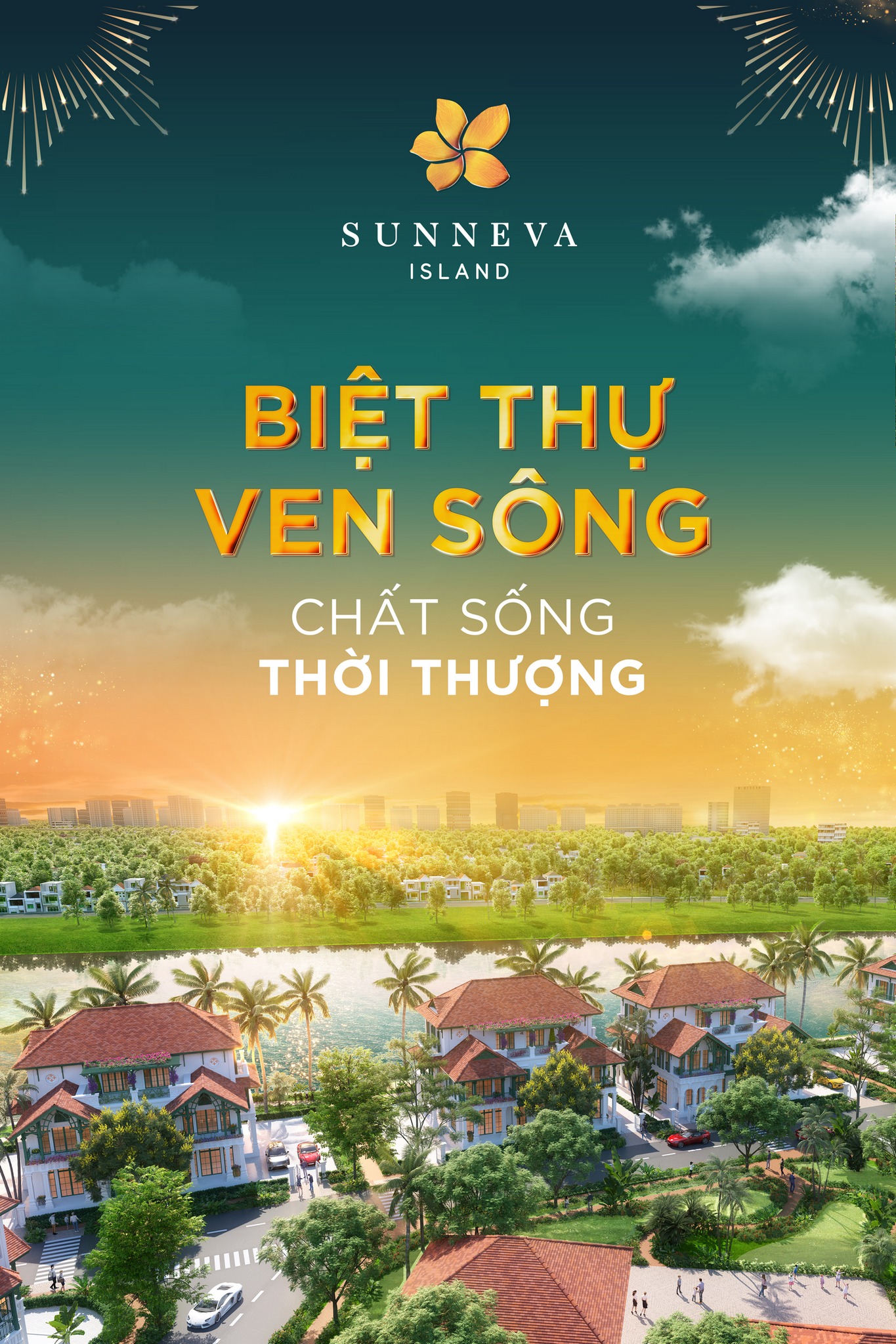 Biệt thự ven sông Sunneva Island - chất sống thời thượng