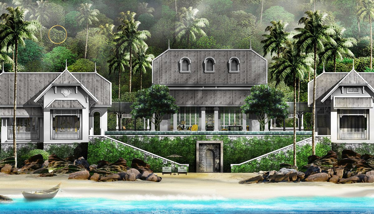 Bản vẽ 2D khu nghỉ dưỡng JW Marriot Phu Quoc Phu Quoc Emerald Bay Resort & Spa