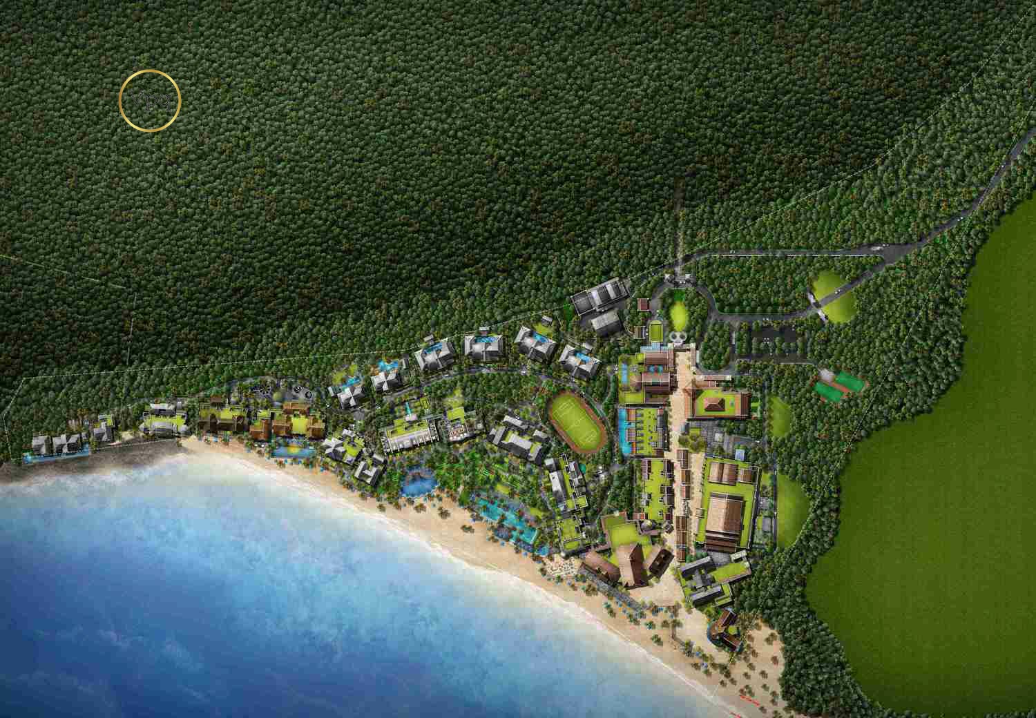 Bản vẽ 2D khu nghỉ dưỡng JW Marriot Phu Quoc Phu Quoc Emerald Bay Resort & Spa-Ảnh 5