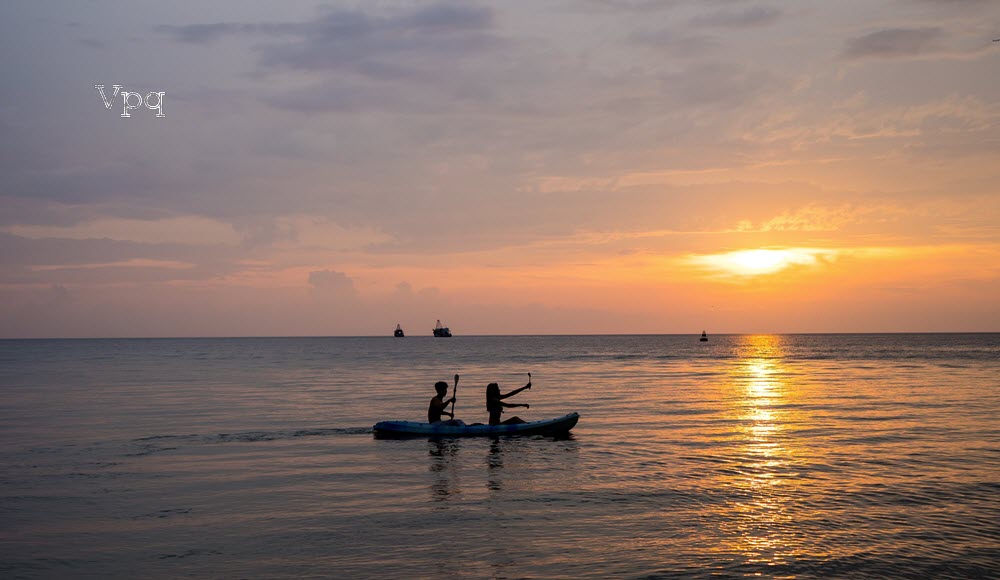 Chèo thuyền Kayak tại Hòn Thơm