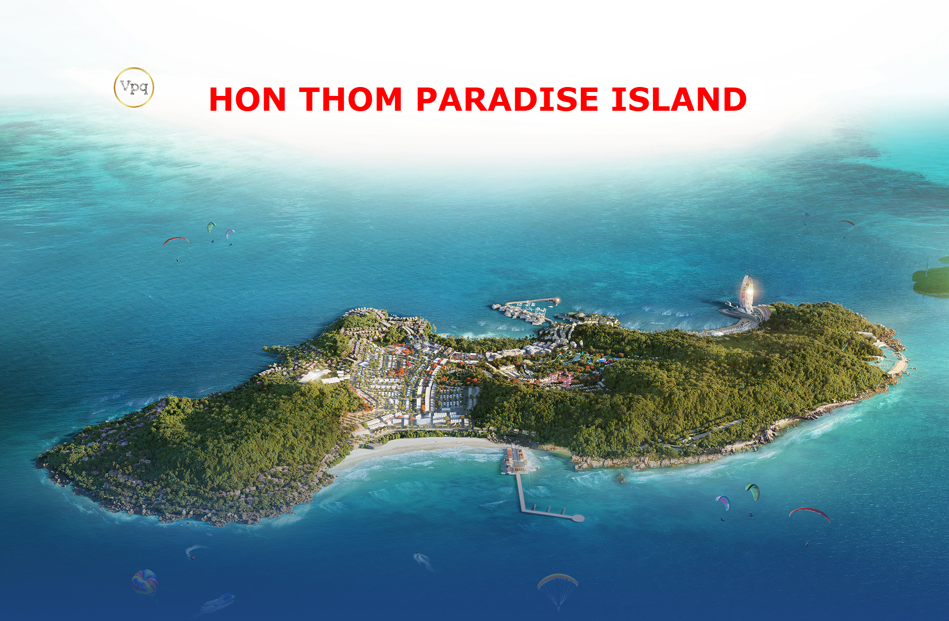 Phối cảnh Hon Thom Paradise Island
