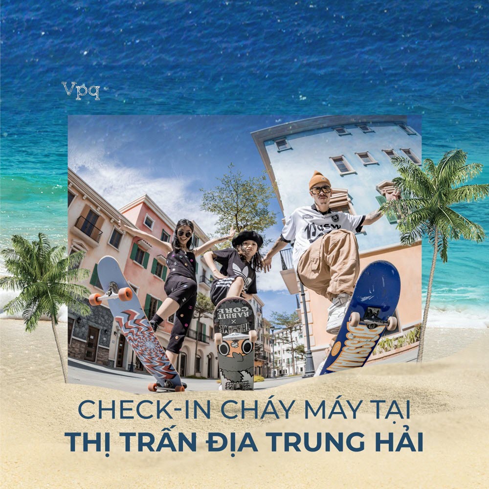 Check in thị trấn Địa Trung Hải