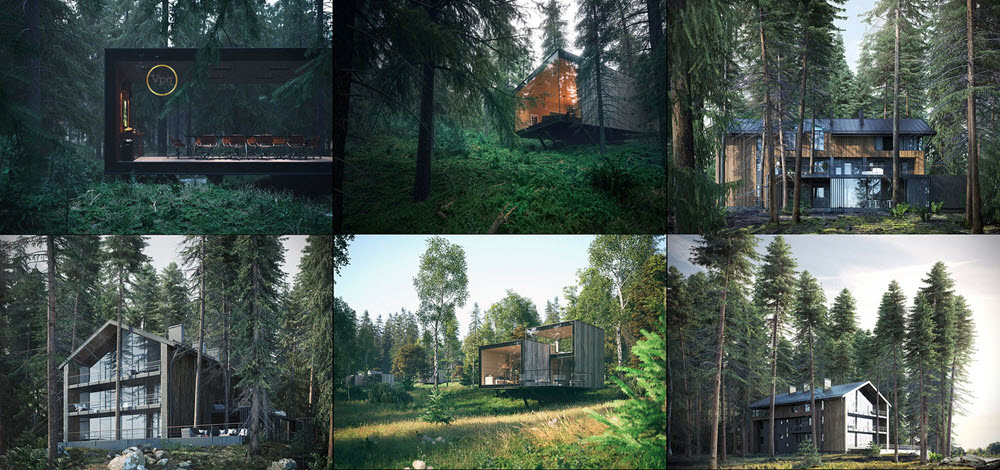 Những căn Forest Villa nằm len lỏi trong những rừng cây xanh mướt cùng bầu không khí trong lành