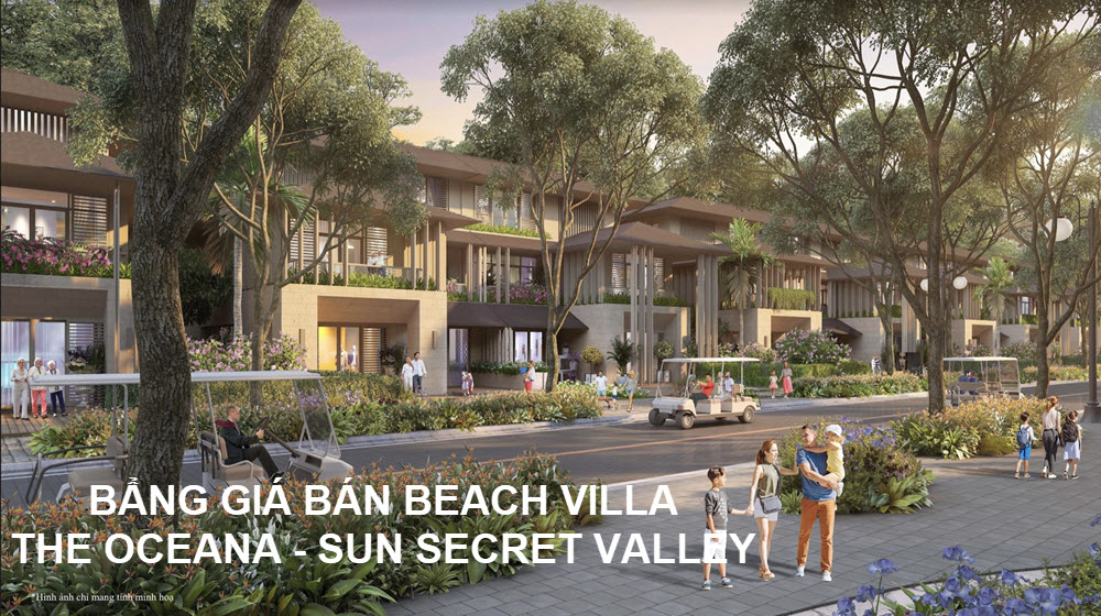 Bảng Giá Beach Villa The Oceana | Sun Secret Valley Phú Quốc