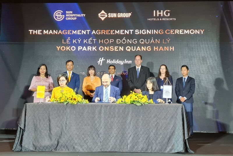 IHG và SHG ký kết thỏa thuận phát triển mô hình suối khoáng nóng onsen tại Việt Nam