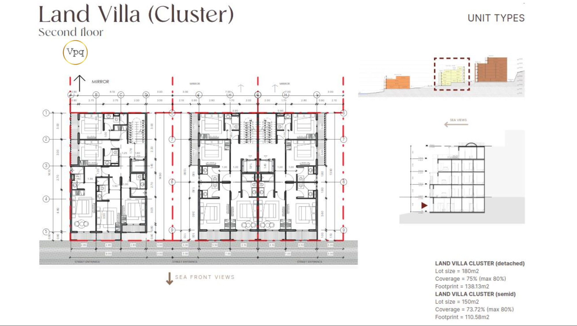 Layout thiết kế Commercial Villa - The Sailing Bay Hòn Thơm