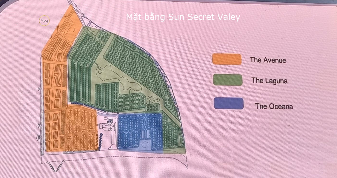 Mặt bằng tổng thể Sun Secret Valley Phú Quốc