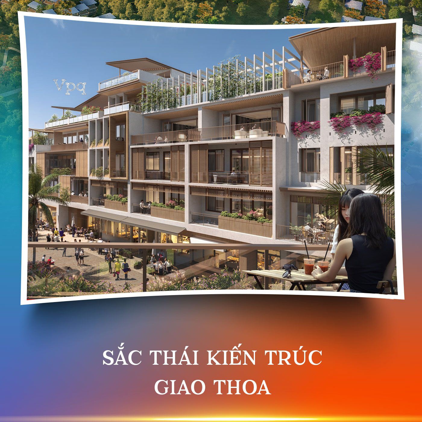 Sắc thái kiến trúc giao thoa của Paradise Walk