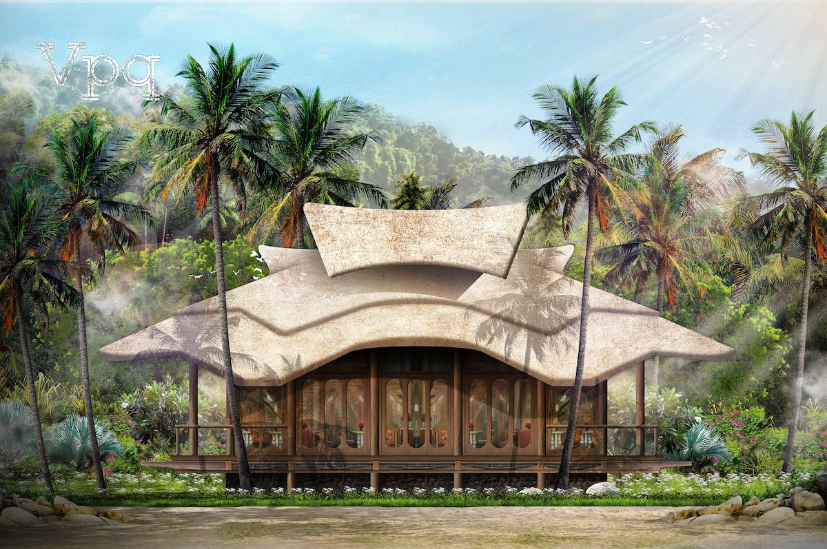 Phối cảnh minh họa Ritz Carlton Reserve Đảo Hòn Thơm