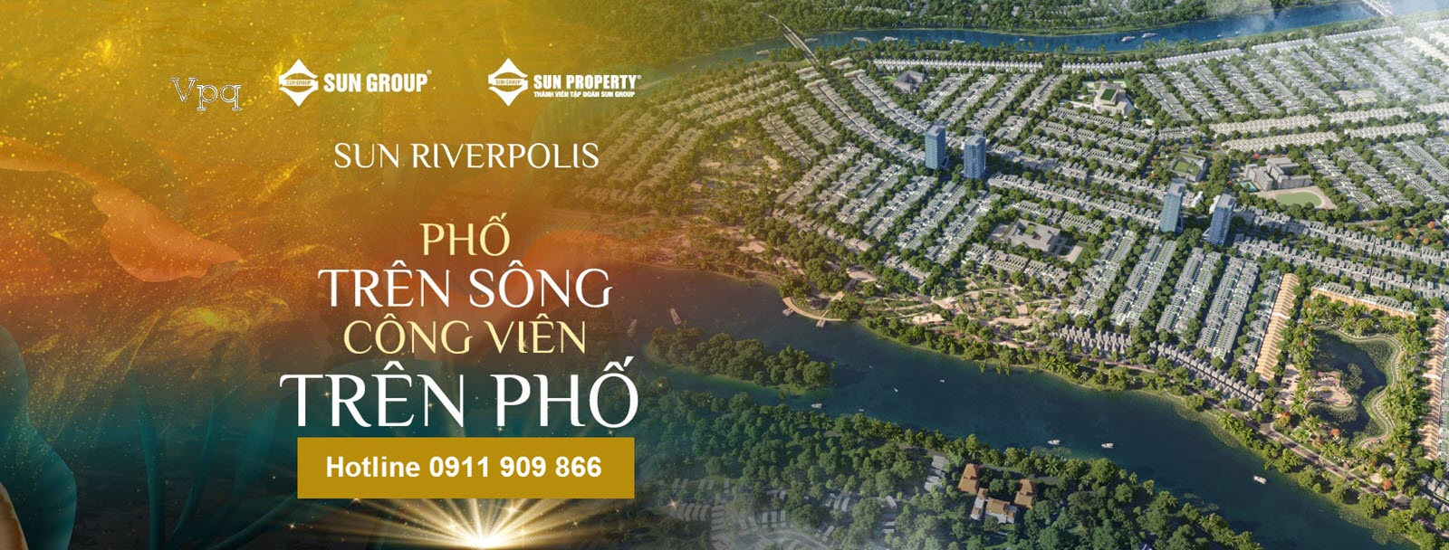 Sun riverpolis - Phố trên sông, công viên trên phố