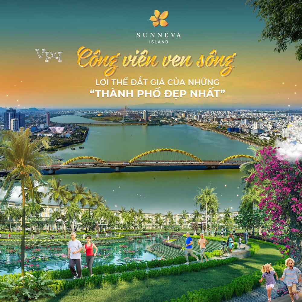 Công viên ven sông Sunneva Island Đà Nẵng