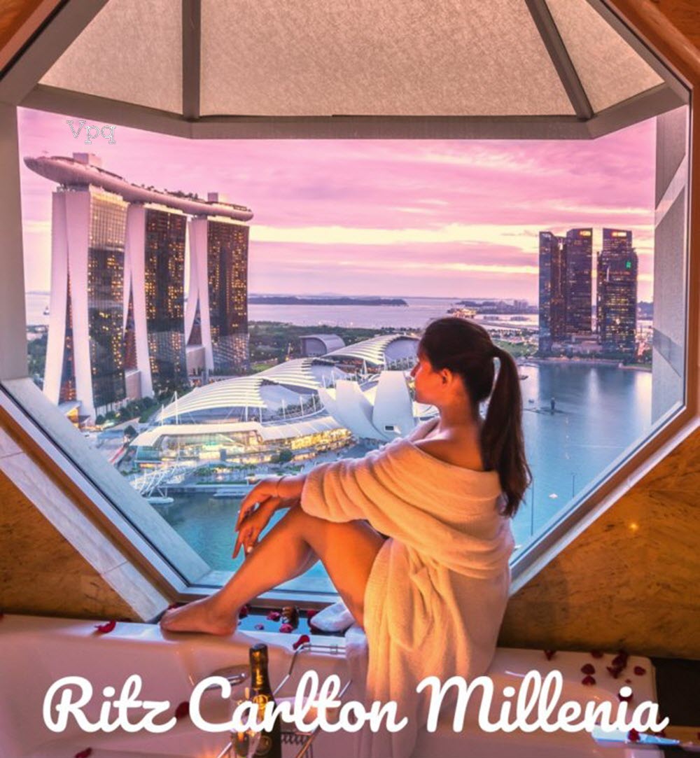 View từ căn hộ The Ritz-Carton Milenia, Singapore