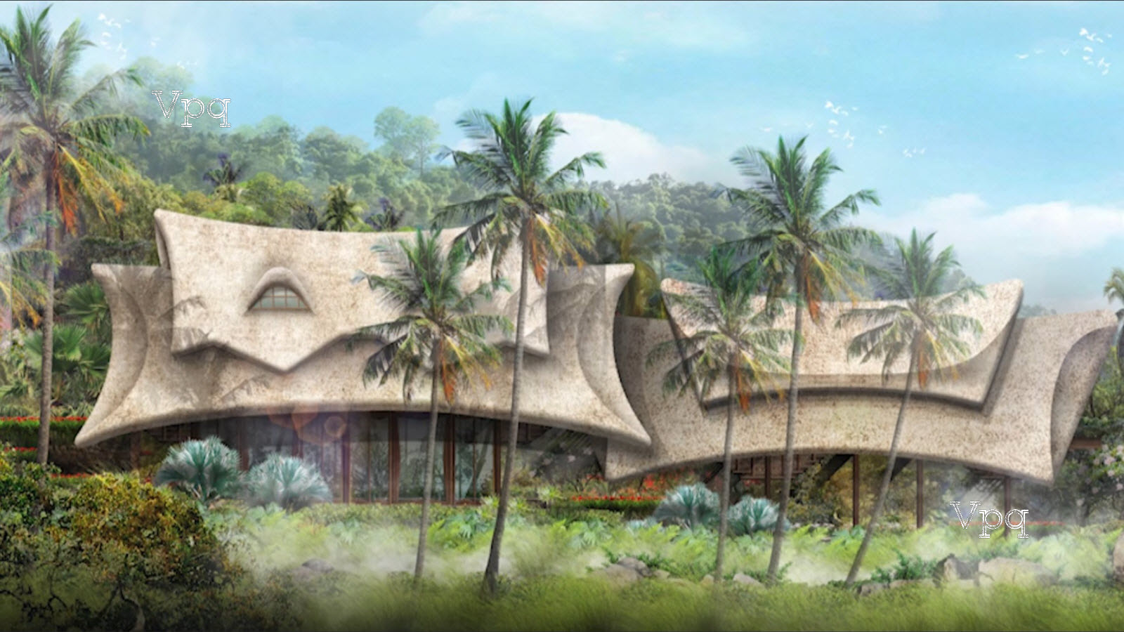 Niềm cảm hứng kiến trúc Nam Đảo và Polynesian