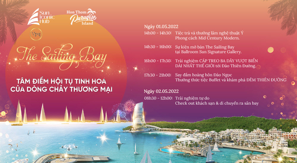 Lịch trình sự kiện The Sailing Bay Hòn Thơm Phú Quốc