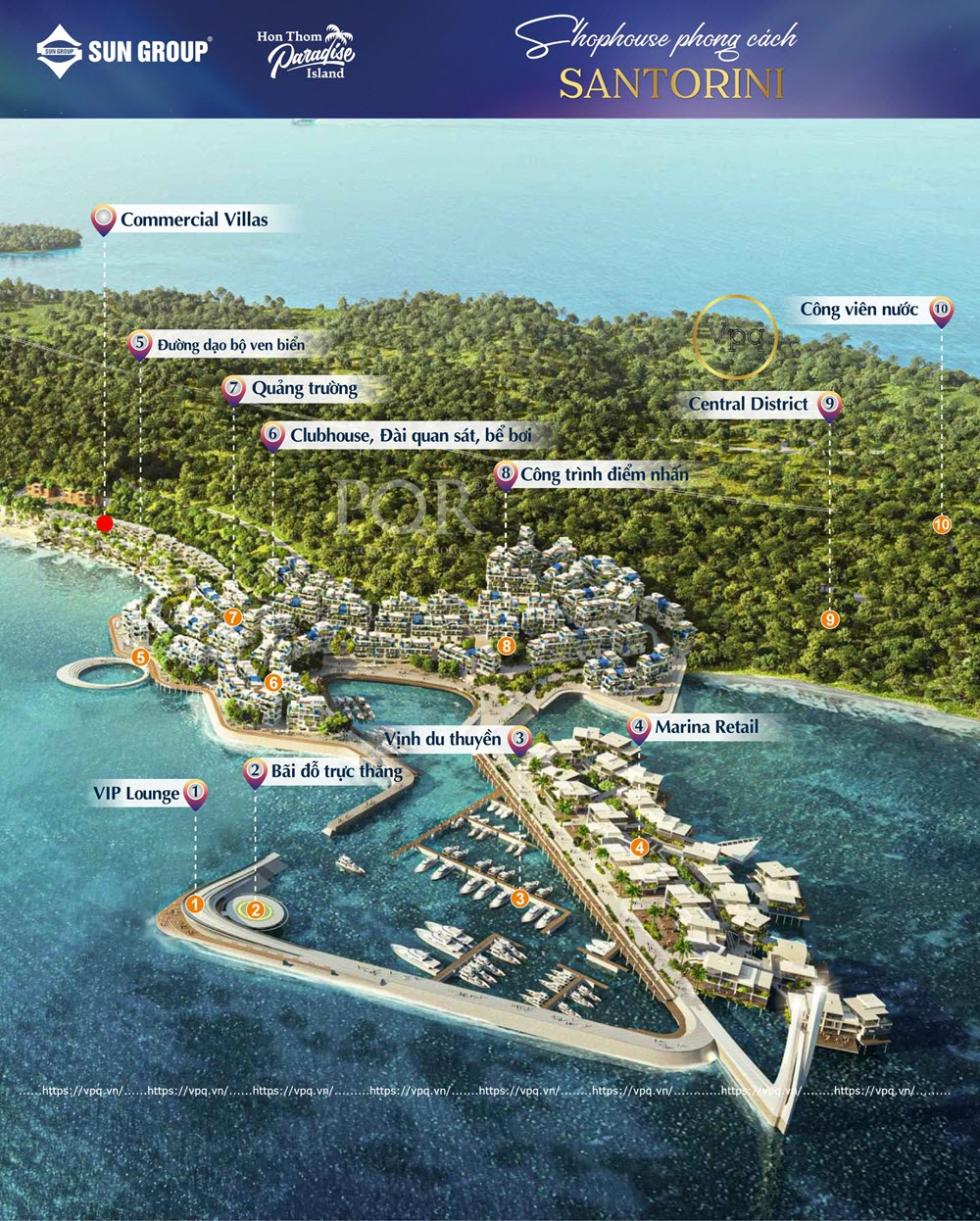 Dự án Shophouse vịnh du thuyền phong cách Santorini ra mắt nhà đầu tư