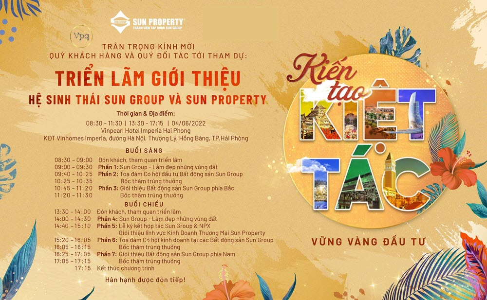 TRIỂN LÃM GIỚI THIỆU HỆ SINH THÁI SUN GROUP VÀ SUN PROPERTY