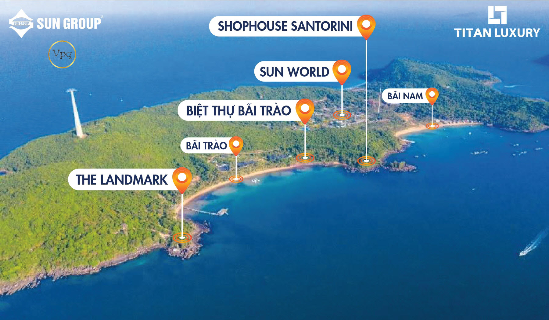 Vị trí dự án Commercial Villas - Hon Thom Paradise Island