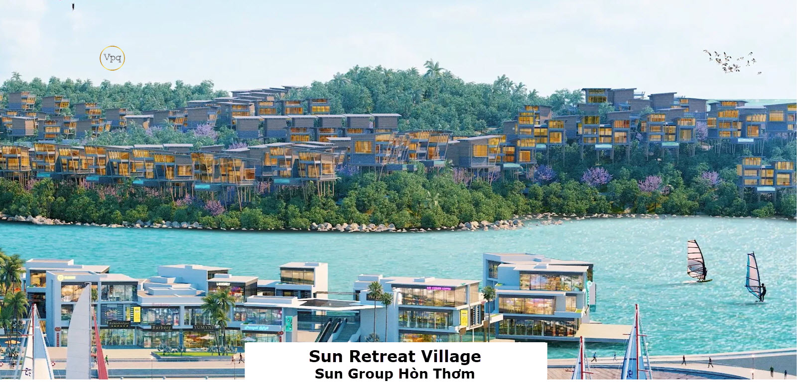 Phối cảnh Sun Retreat Village Hon Thom Paradise Island