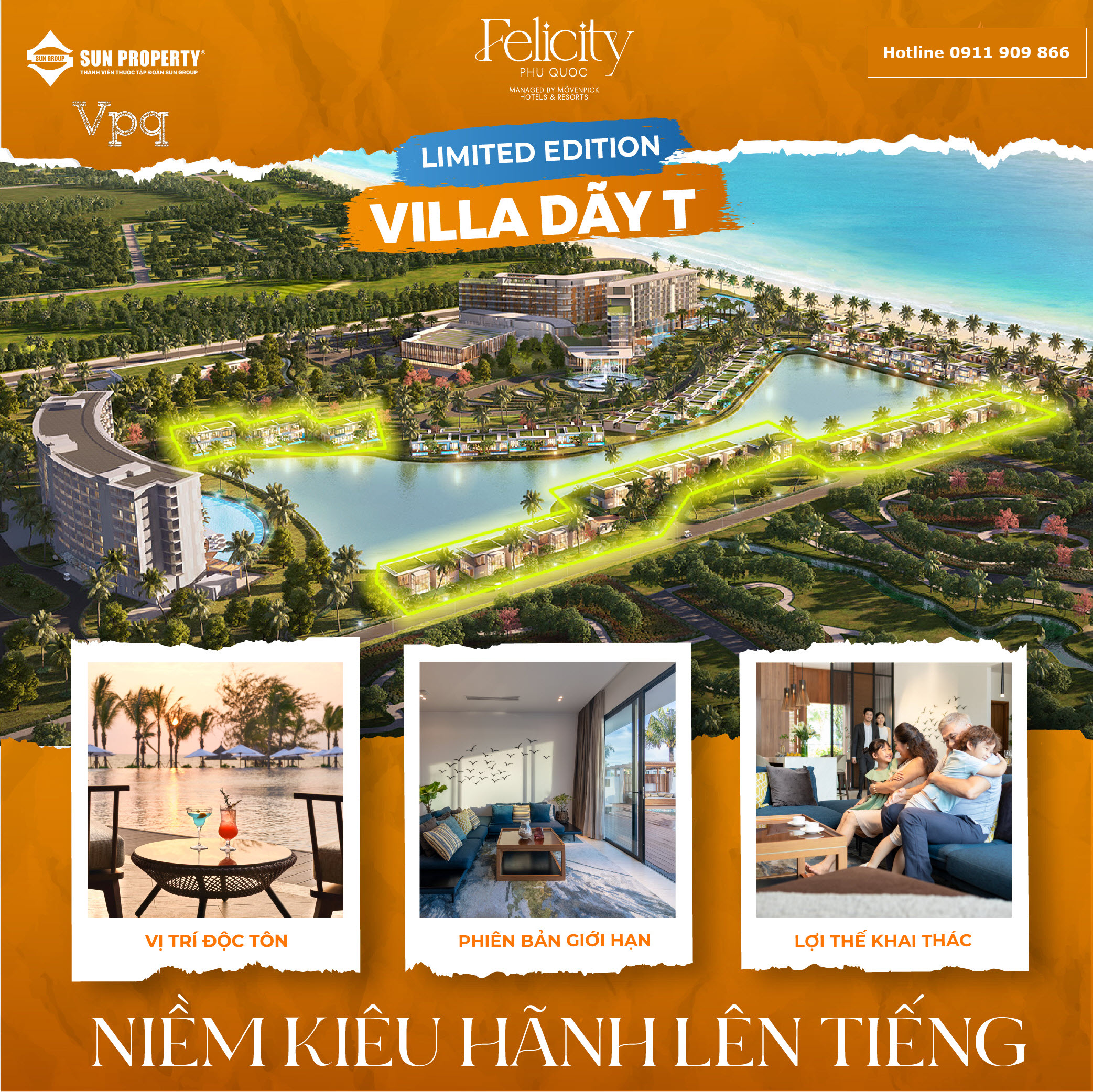 Biệt thự 3 ngủ dãy T Felicity Phu Quoc