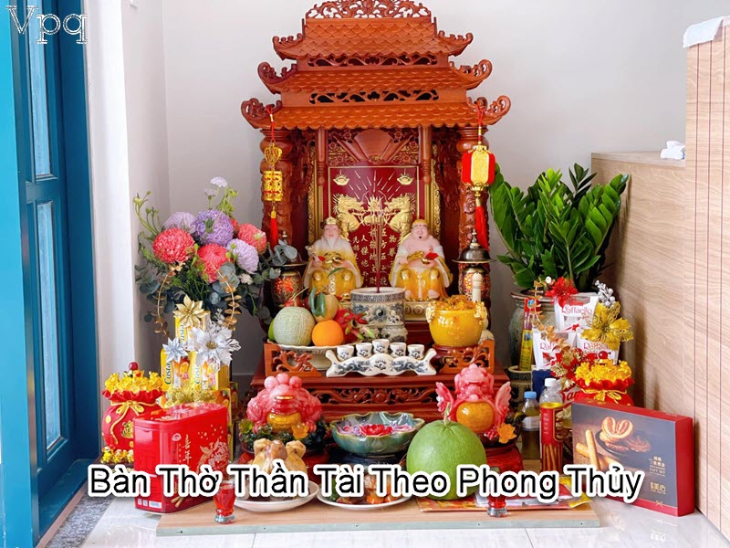 Ban thờ thần tài phong thủy - Ảnh 2