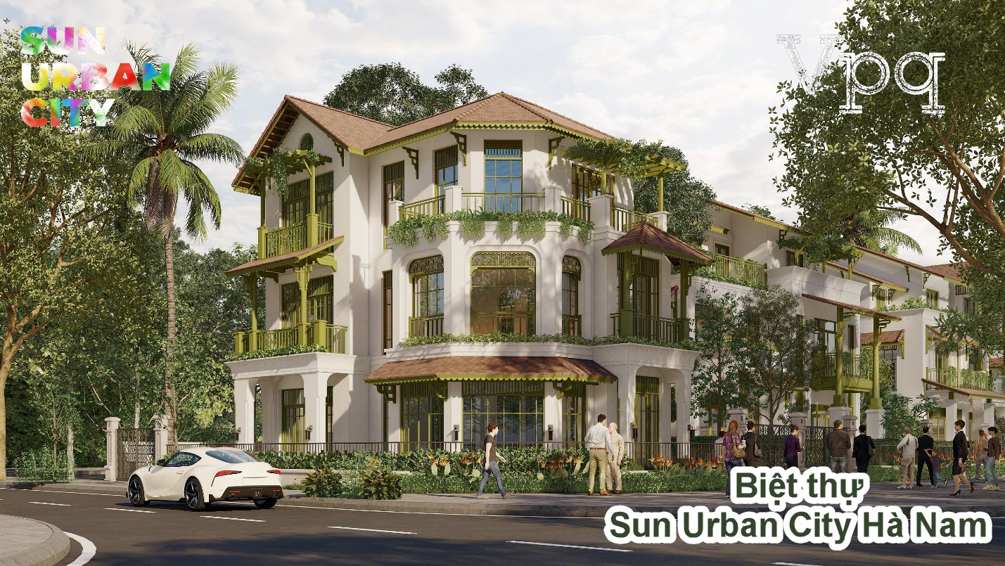 Những căn biệt thự đẳng cấp hàng triệu đô ngay tại đô thị nghỉ dưỡng Sun Urban City Hà Nam