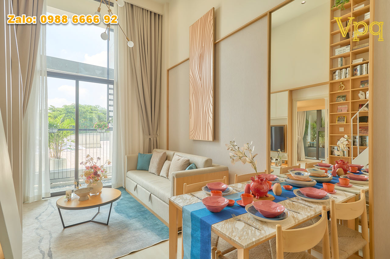 Phòng khách căn hộ 2 ngủ Art Residence