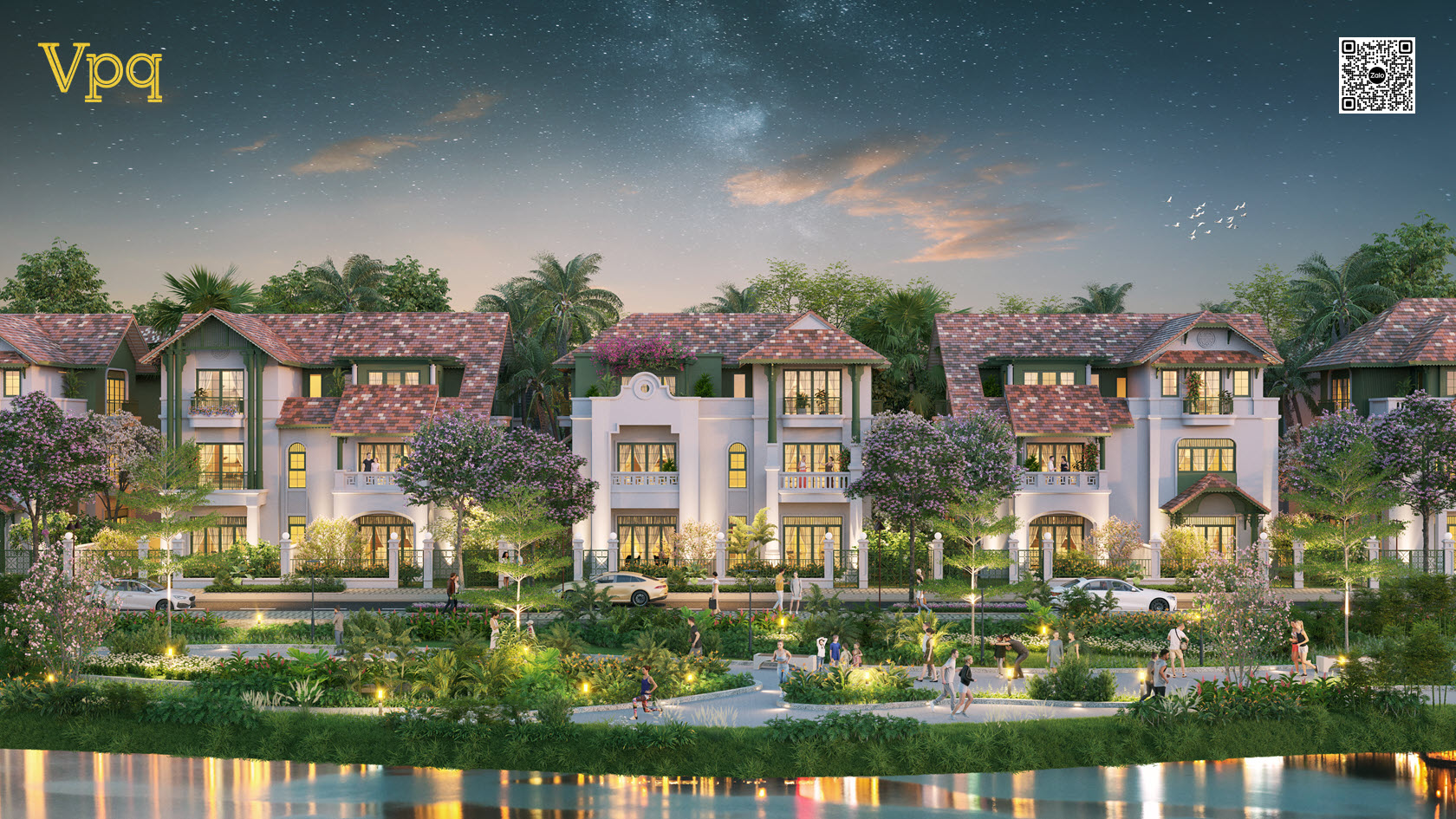 Phối cảnh biệt thự Sun Urban City