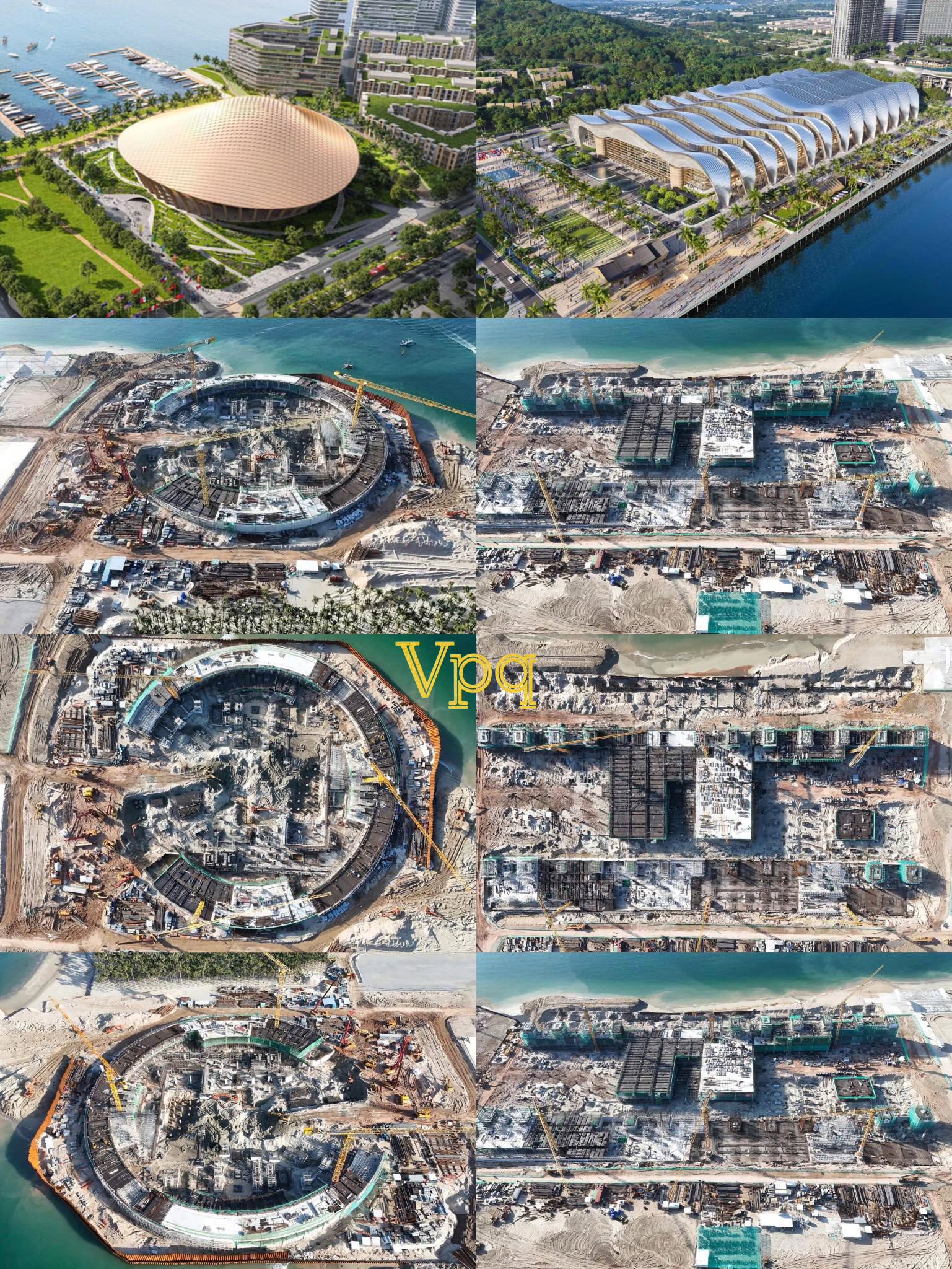 To&agrave;n cảnh tiến độ dự &aacute;n Tổ hợp đa chức năng APEC 2027 c&oacute; tổng mức đầu tư gần 22.000 tỷ đồng