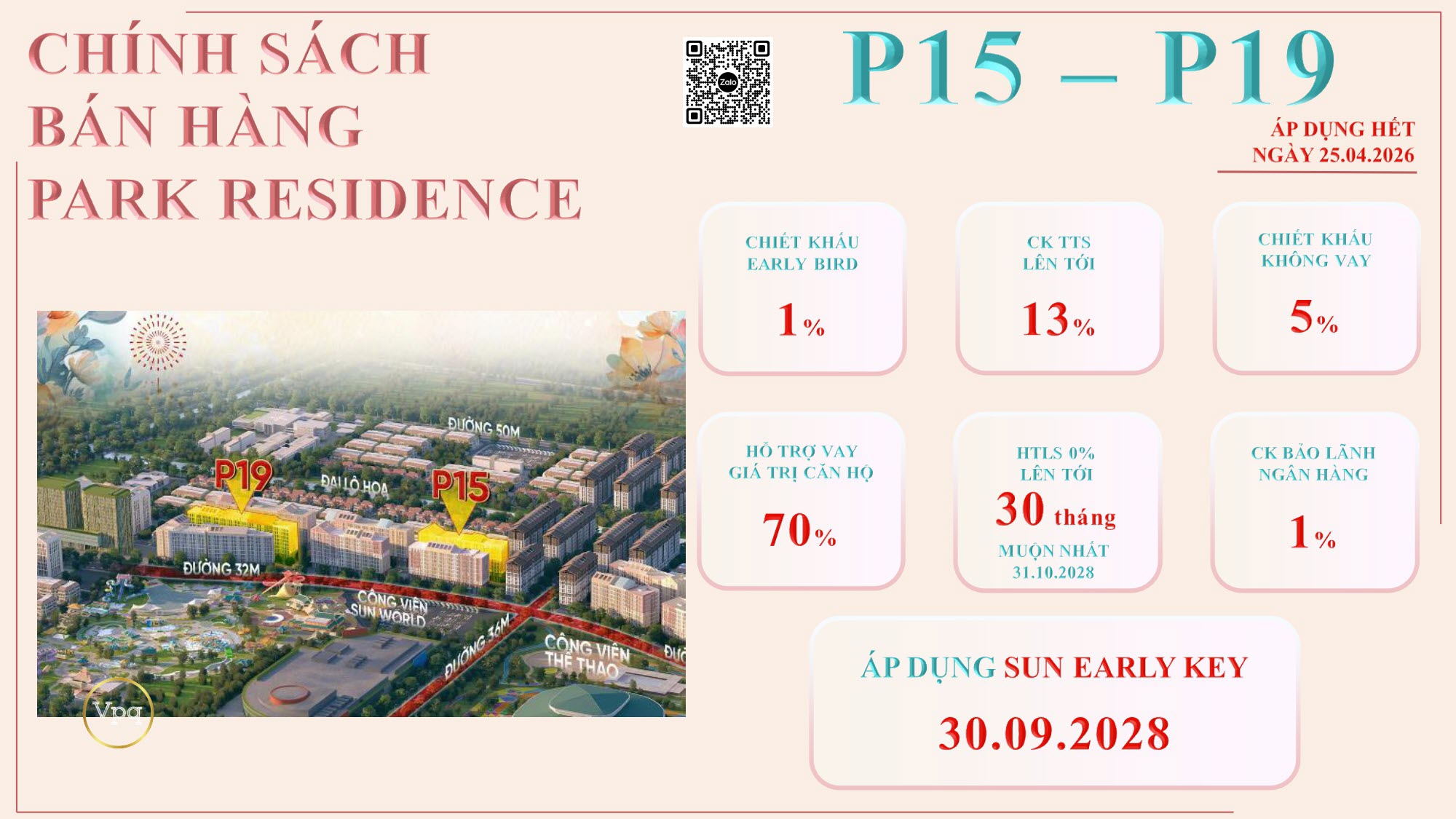 Chính sách bán hàng P15-P19 Park Residence