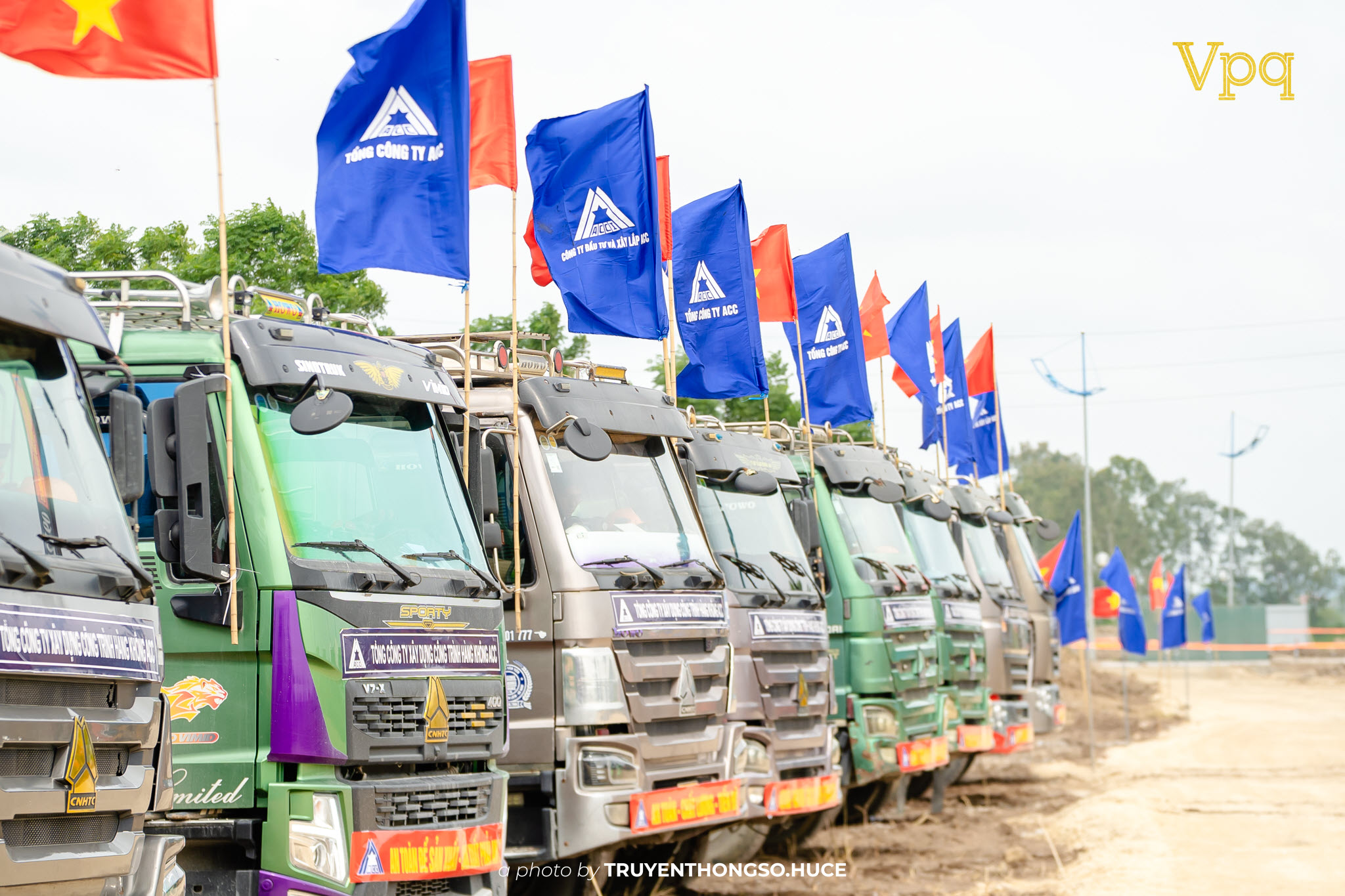 Hình ảnh chuẩn bị cho lễ khởi công dự án