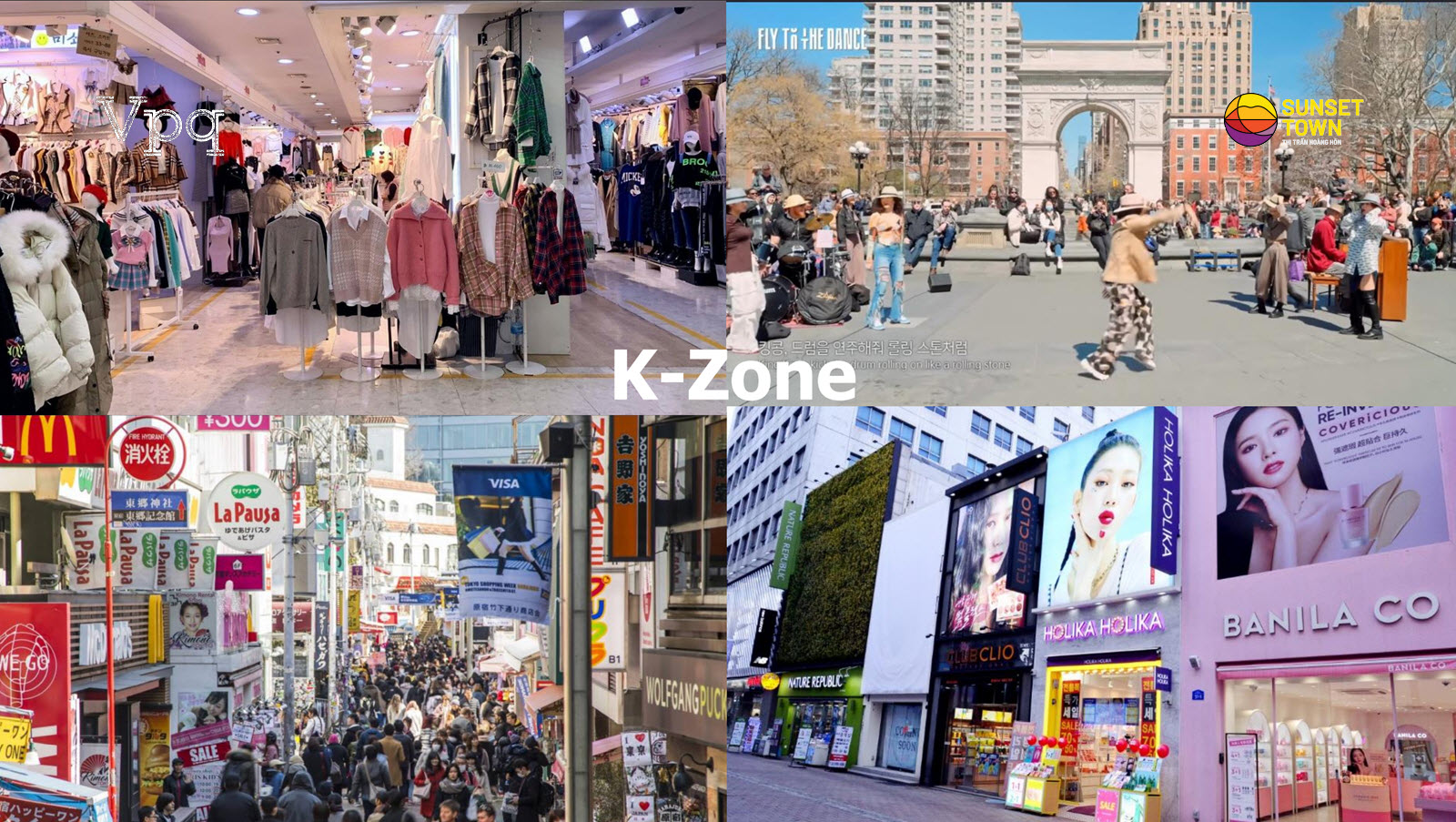 Khu vực dịch vụ Shopping là làm đẹp tại K-Zone