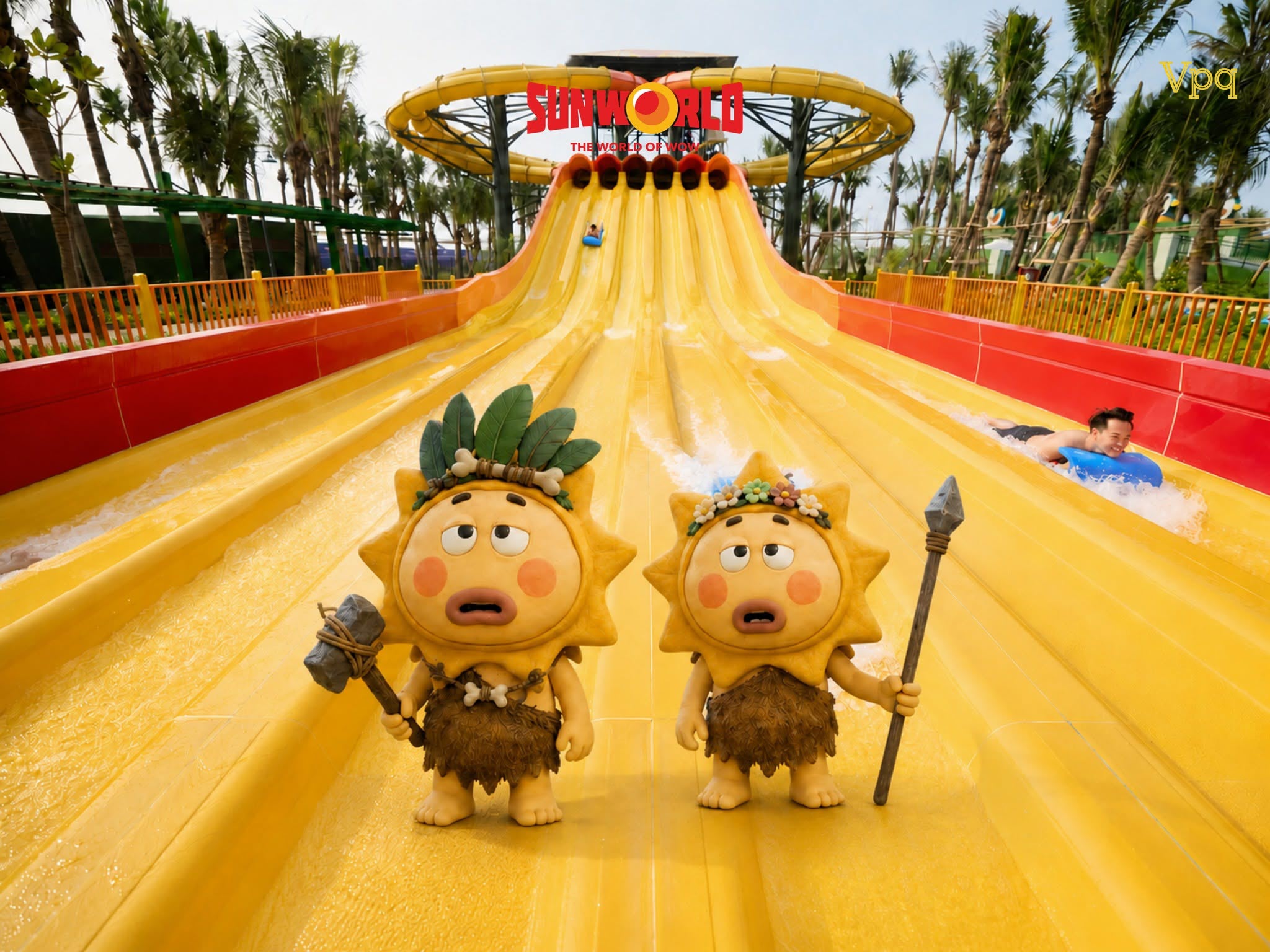 Chỉ từ 50.000 đồng, du kh&aacute;ch c&oacute; thể tha hồ thỏa sức giải nhiệt tại Sun World Ha Nam