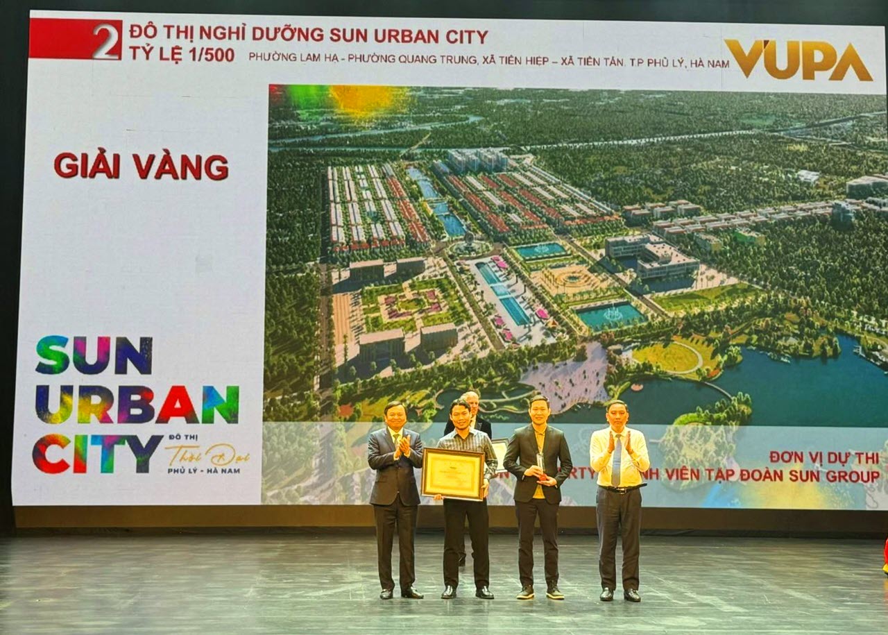 Sun Group nhận Giải Vảng cho Đô thị nghỉ dưỡng Sun Urban City