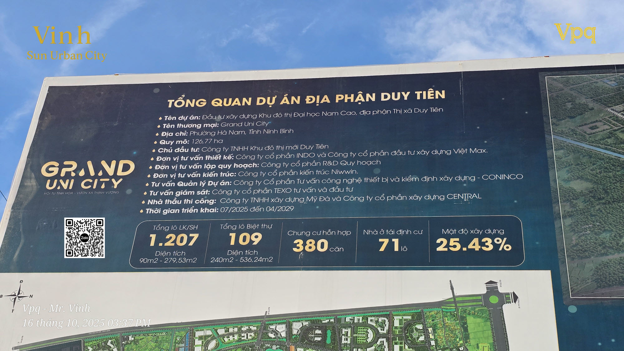 Tổng quan dự án địa phận Duy Tiên