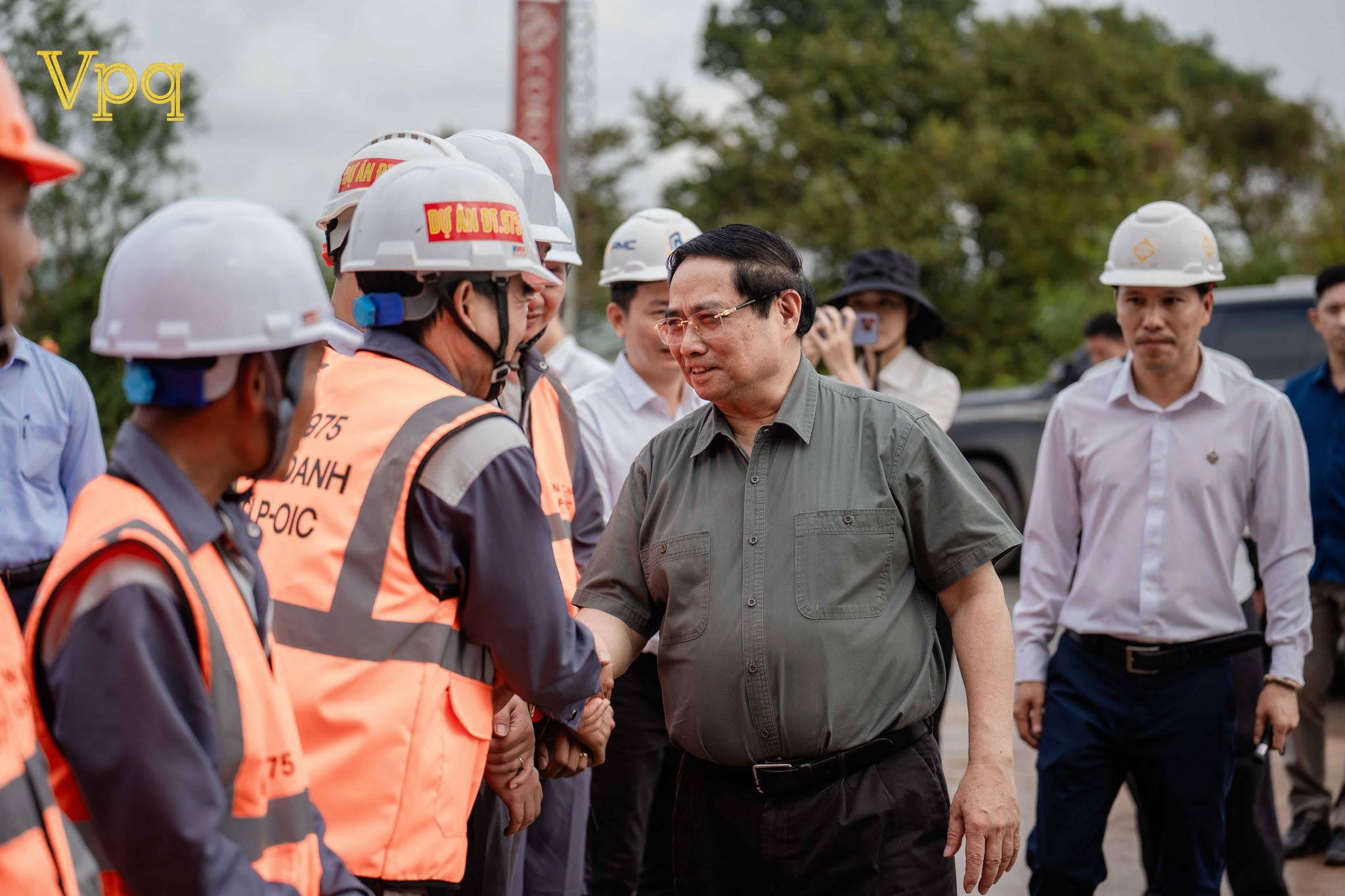 Thủ tướng tới công trường dự án Bãi Đất Đỏ - Sun Phú Quốc