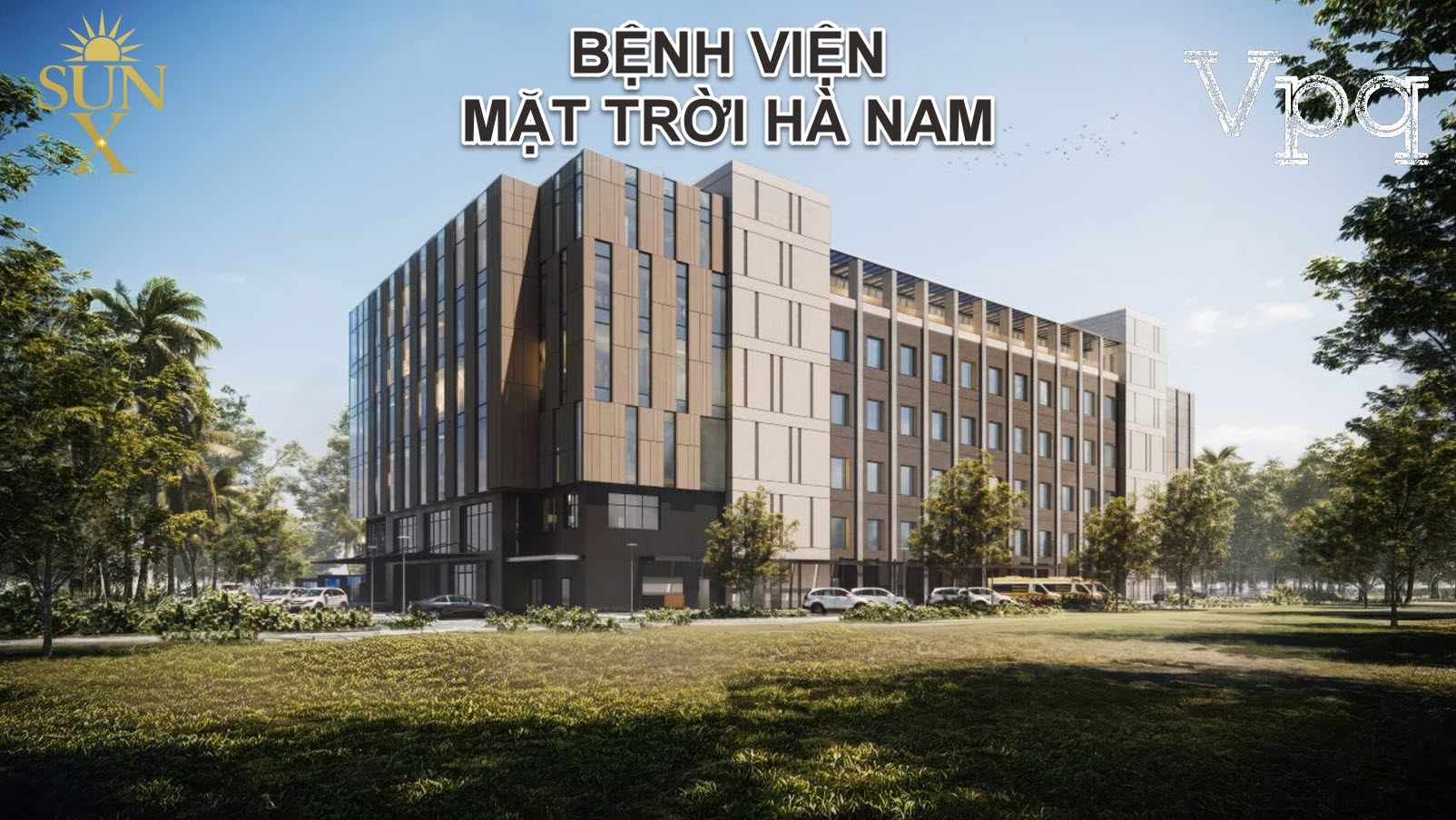 Phối cảnh dự án Sun Hospital tại phường Lam Hạ, Phủ Lý có tổng mức đầu tư hơn 1.543 tỷ đồng