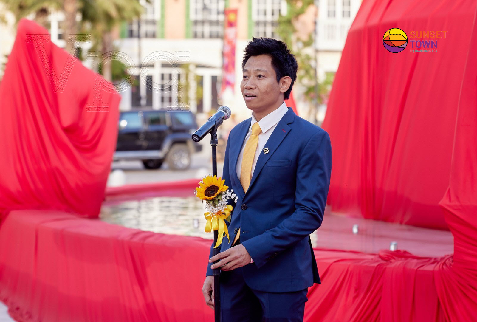 Ông Hoàng Vũ Lân - Kiến trúc sư trưởng của Sun Group phát biểu tại sự kiện