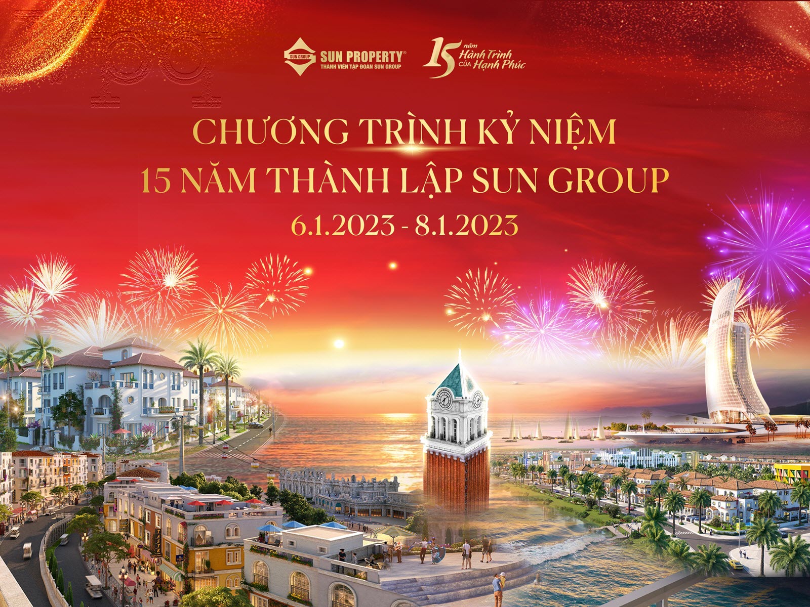 Chương trình kỷ niệm 15 năm thành lập Sun Group