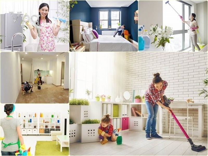 Cách giữa nhà vệ sinh sạch sẽ là phải chăm dọn dẹp nhà cửa