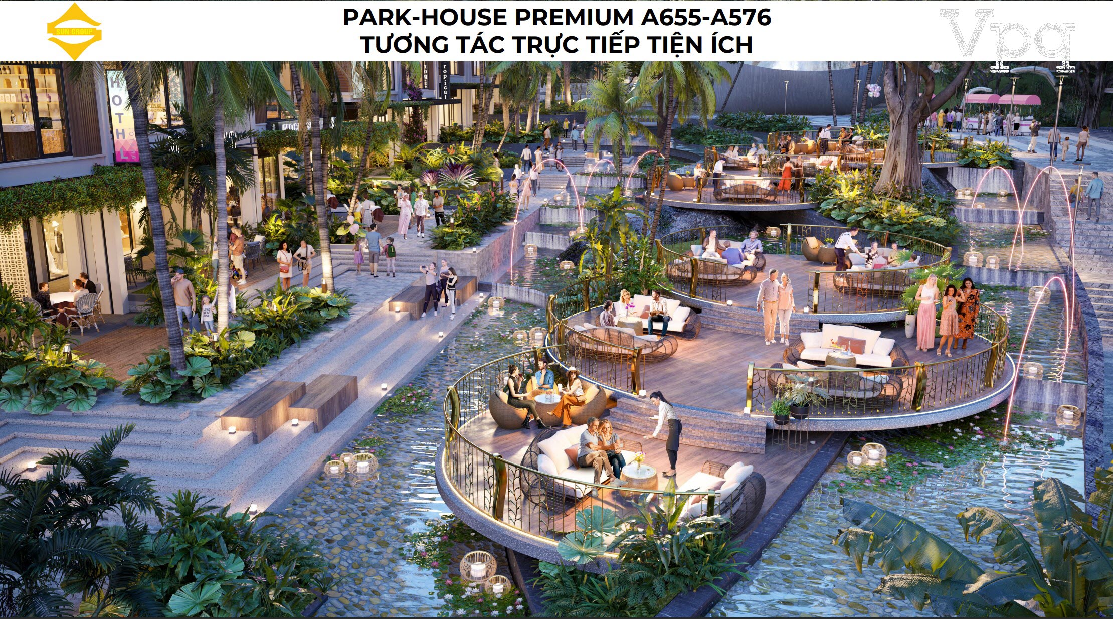 Park House Premium Makaio A655-A576 tương tác trực tiếp tiện ích