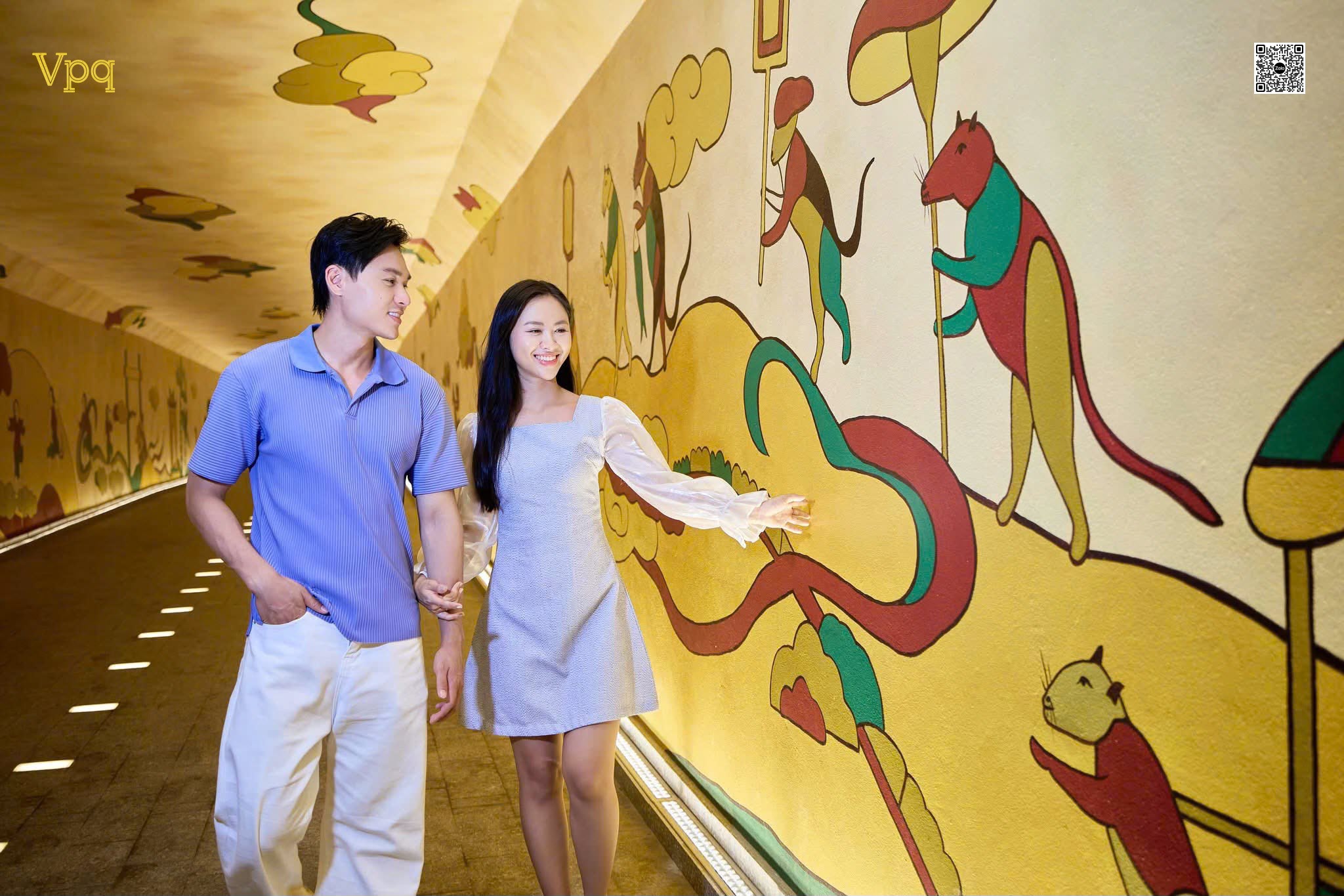 Đường hầm văn hóa bí ẩn dưới lòng đất tại Sun Urban City
