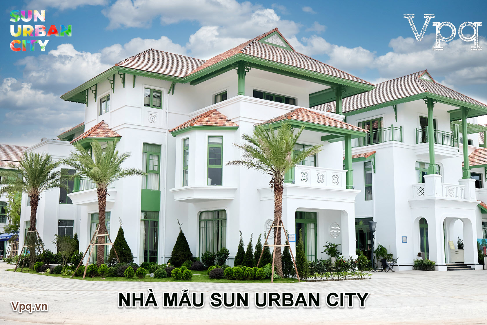 Khu nhà mẫu hiện đại với thiết kế hài hòa giữa không gian cảnh quan
