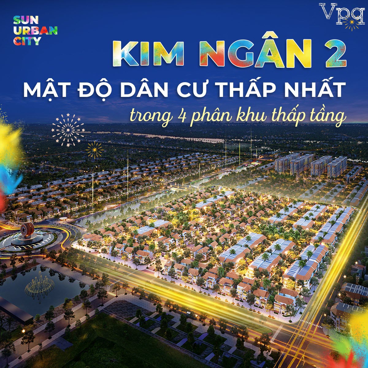 Vị trí đắc địa phân khu Kim Ngân 2 Sun Urban City