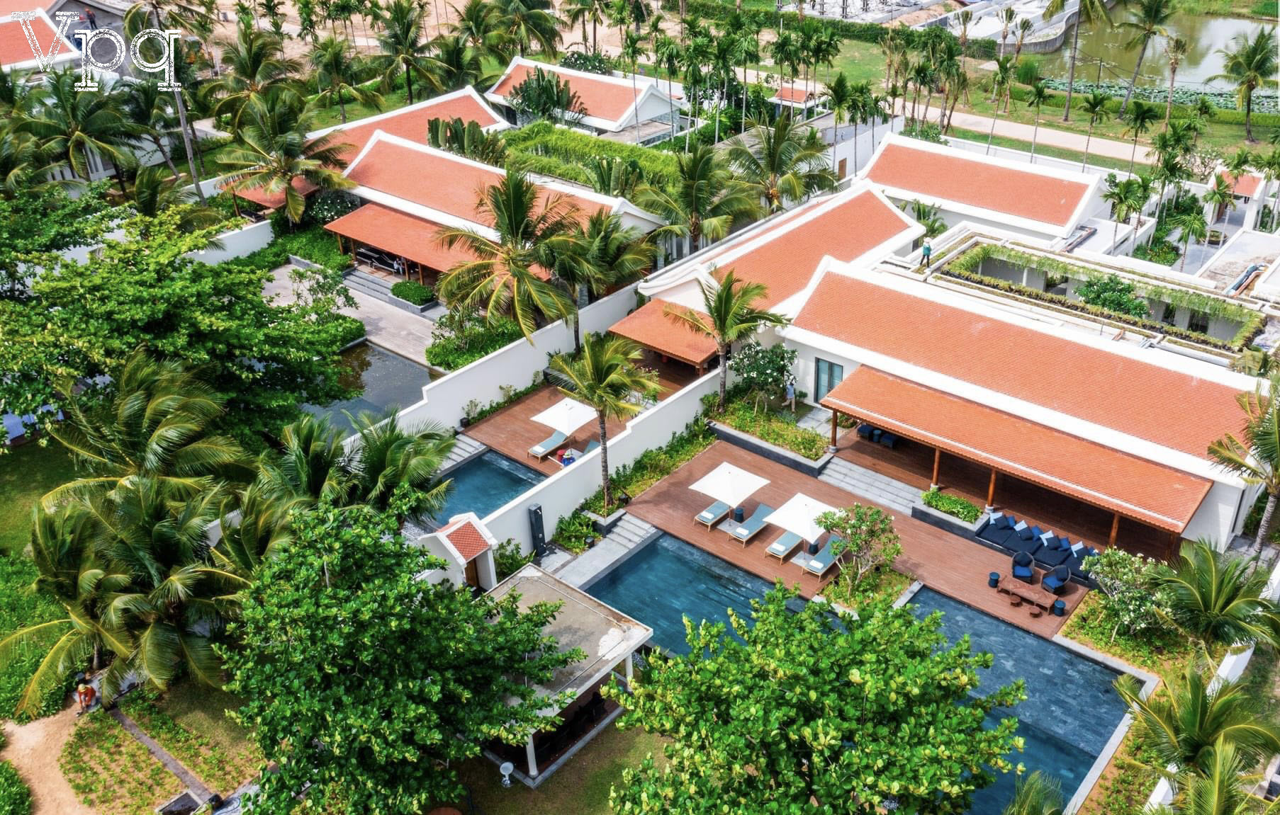 Những căn dinh thự Park Hyatt Phu Quoc đã được chủ đầu tư hoàn thiện